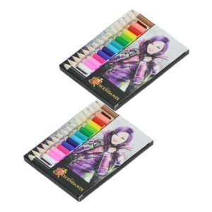 16 Pieces Small Color Pencils – Pack Of 2