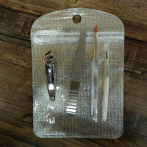 Make Up Brush Set With Nail Cutter