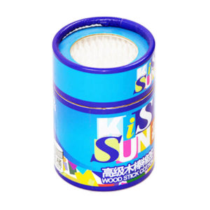 Blue Round Cotton Buds 140 Pcs