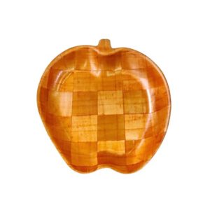 Wooden Style Apple Shaped Tray