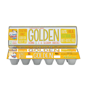 Golden Eggs (1 Dozen-12 Pcs)